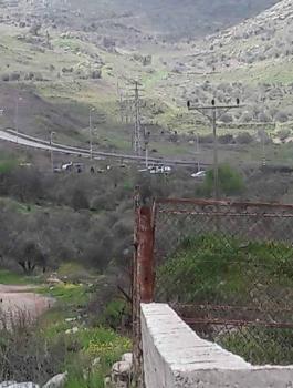 مستوطنون يهاجمون مدرسة بورين جنوب نابلس