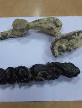 تماثيل أثرية في جنين 