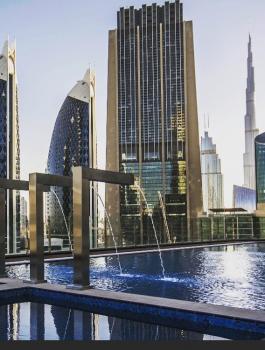 افتتاح أطول برج في العالم بدبي 