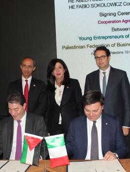 منتدى الأعمال الفلسطيني الإيطالي 