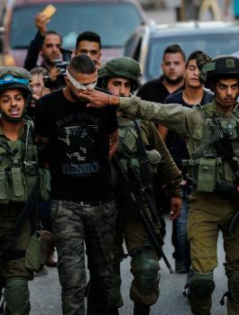 اعتقال فلسطينيين خلال فترة الانتخابات الاسرائيلية 