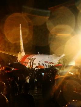 تحطم طائرة هندية 