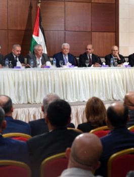الرئيس ووفد رجال أعمال فلسطين1