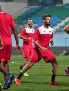 المنتخب الفلسطيني والسعودي 