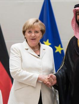 ميركل والسعودية 