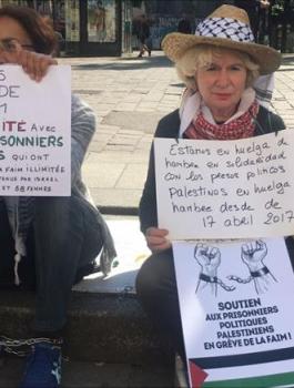 اضراب الاسرى في سجون الاحتلال 