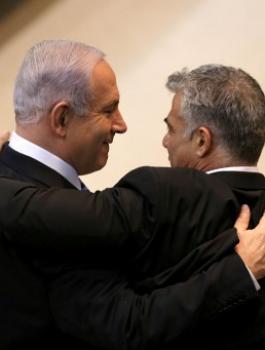 يائير لبيد ونتنياهو 