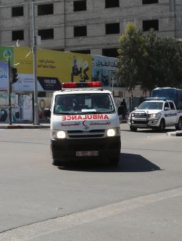 اصابة شابين في غزة 
