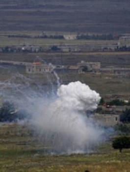 طيران الاحتلال يقصف جيش الاسد بالقنيطرة