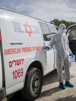 اصابات كورونا في اسرائيل 