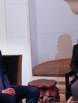 العاهل الأردني يبحث مع كوشنير آليات تحريك عملية السلام