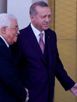 اردوغان وعباس 