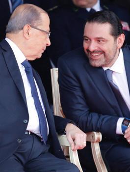 عون: الحريري باق رئيساً للوزراء 