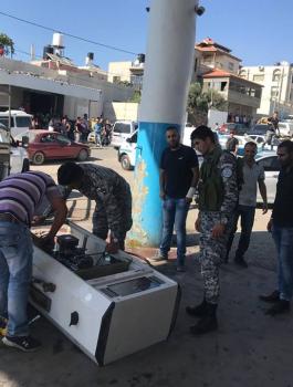 ضبط سولار مهرب في رام الله 