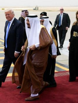 الملك سلمان وترامب 