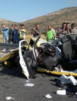 حوادث السير بالضفة الغربية 