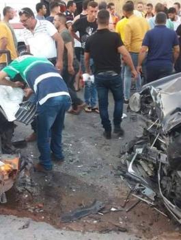 حادث سير في وادي الباذان 