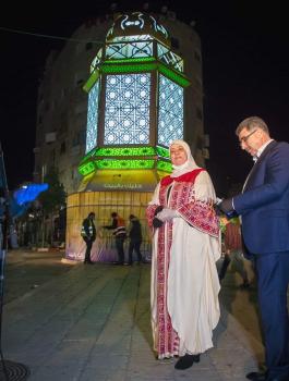 بلدية رام الله وفانوس رمضان 