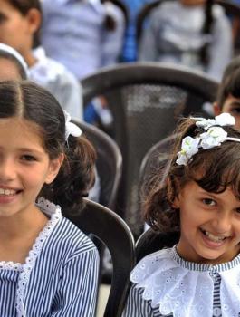 اضراب شامل لوكالة الاونروا في غزة 