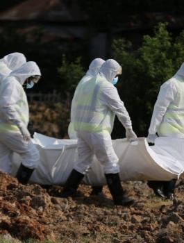 وفاة مرضى بكورونا حرقا داخل مستشفى