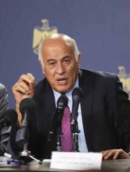 الرجوب والصراع الفلسطيني الاسرائيلي