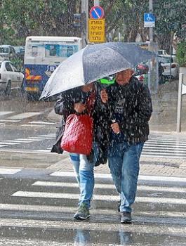 الامطار في فلسطين