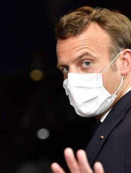 ماكرون وفيروس كورونا