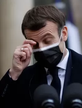 اصابة ماكرون بفيروس كورونا
