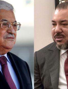ملك المغرب وعباس