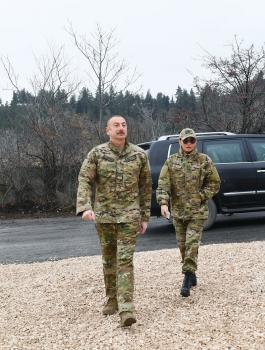 رئيس اذربيجان وتركيا واسرائيل