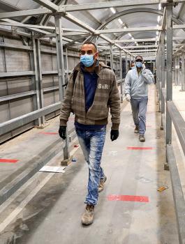 عمال فلسطينيين في اسرائيل