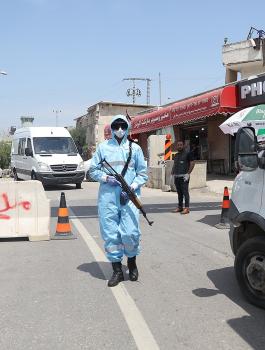 الاغلاق الشامل في الضفة الغربية