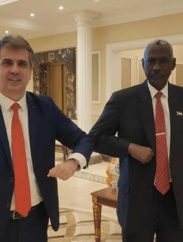 وزير المخابرات الاسرائيلي في السودان