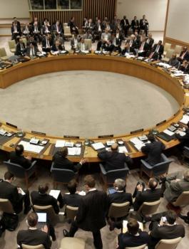 جلسة مجلس الامن الدولي