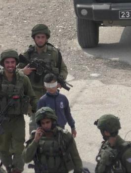 اعتقال قاصرين فلسطينيين