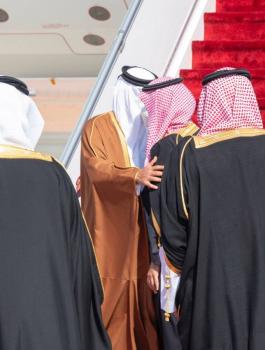 امير قطر وولي العهد السعودي