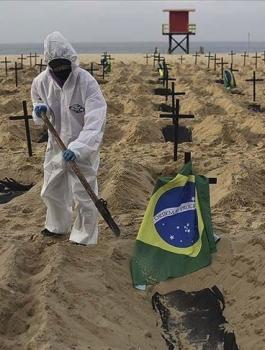 وفيات بفيروس كورونا في البرازيل