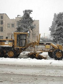 الثلوج في فلسطين