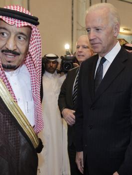 الرئيس الامريكي بايدن والملك سلمان