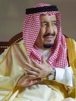 الملك سلمان وصللاة العيد