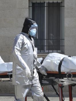 وفيات بكورونا في غزة