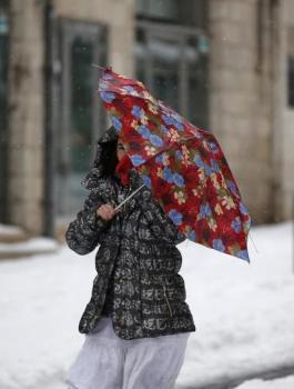 الارصاد الفلسطينية والثلوج