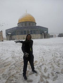 الثلوج في فلسطين