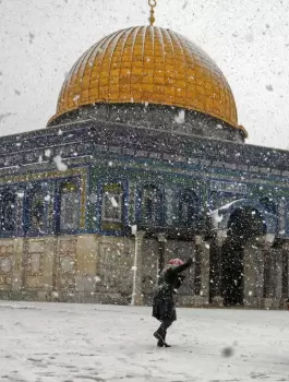 الثلوج في فلسطين