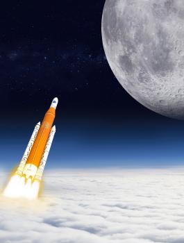 الرحلة الى القمر