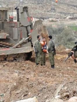 الاستيلاء على اراضي المواطنين في الضفة الغربية