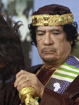 معمر القذافي