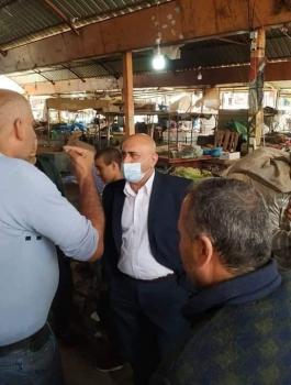 اكرم الرجوب واسواق جنين