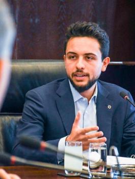 ولي العهد الاردني والمسجد الاقصى