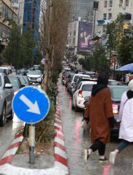 الاغلاق في رام الله